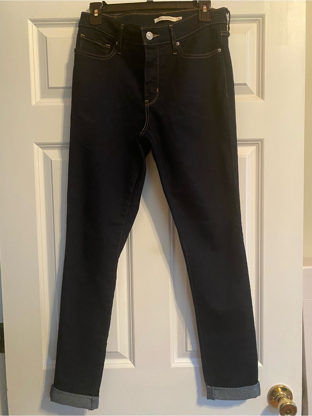 Levi's Women's Dark Indigo Cropped Jeans
